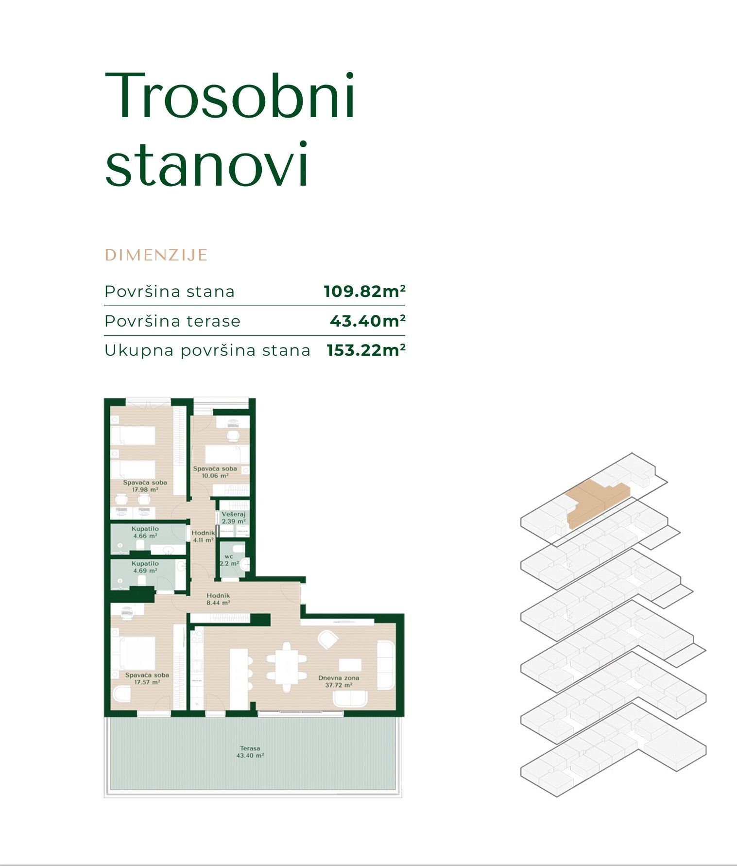 Апартаменты в Подгорице, Черногория, 46м2 - стоимость 113&nbsp;950€ - Ref: 72827 фото 13