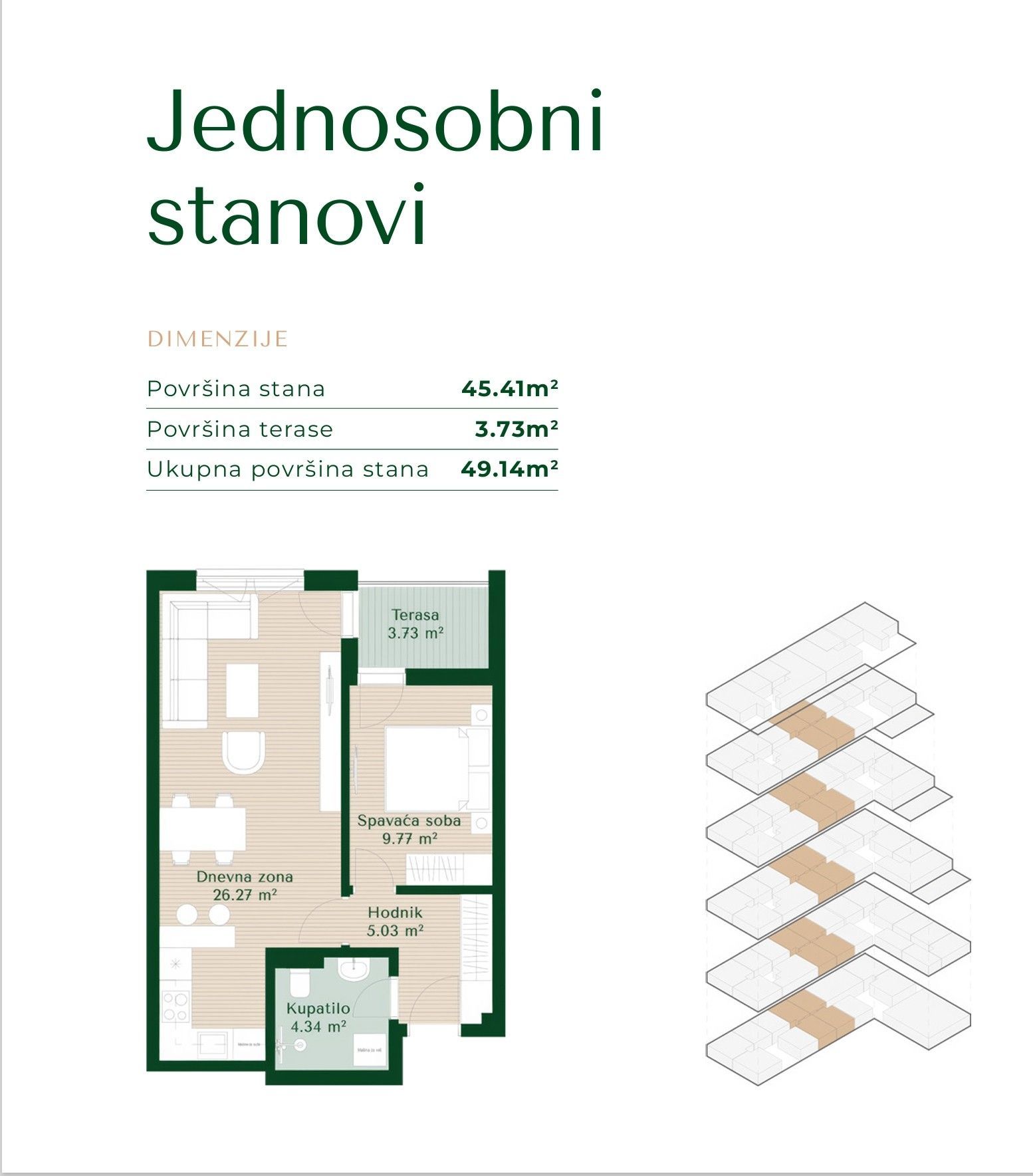 Апартаменты в Подгорице, Черногория, 46м2 - стоимость 113&nbsp;950€ - Ref: 72827 фото 7