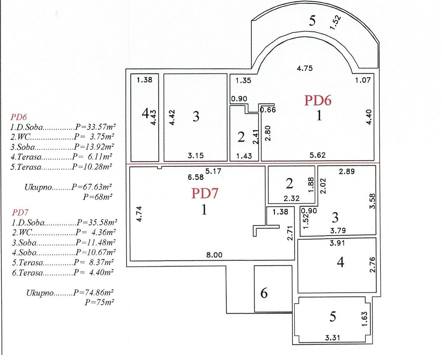 Апартаменты в Сутоморе, Черногория, 43м2 - стоимость 86&nbsp;000€ - Ref: 72840 фото 4