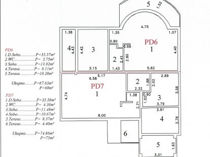 Апартаменты в Сутоморе, Черногория, 43м2 - стоимость 86&nbsp;000€ - Ref: 72840 фото 4