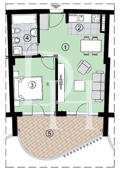 Apartments in Becici, Montenegro, 52m2 - for 175&nbsp;400€ - Ref: 2951 photo 4