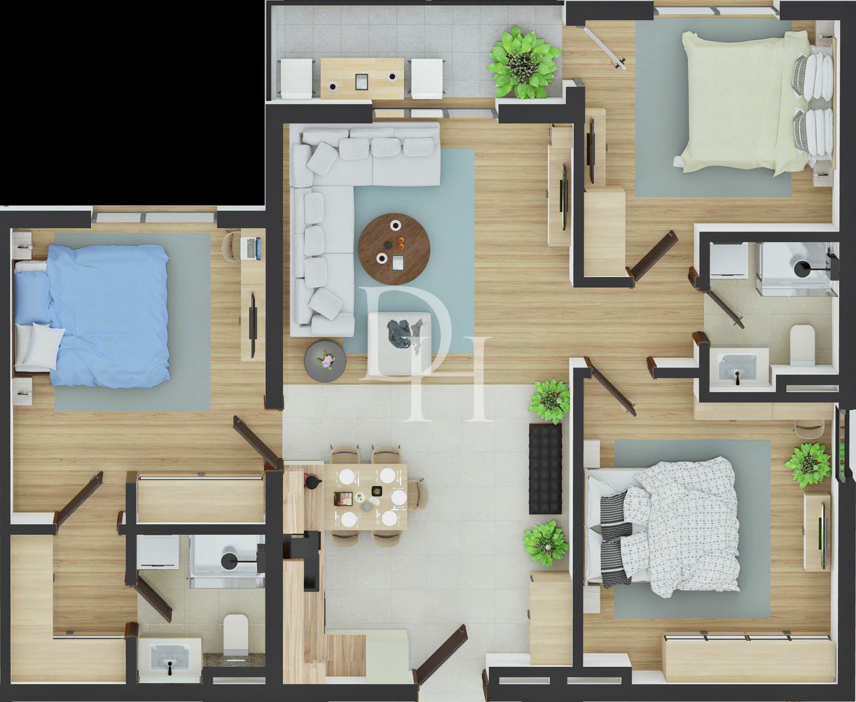 Апартаменти у Барі, Чорногорія, 96м2 - вартість 124&nbsp;800€ - Ref: 14938 фото 10