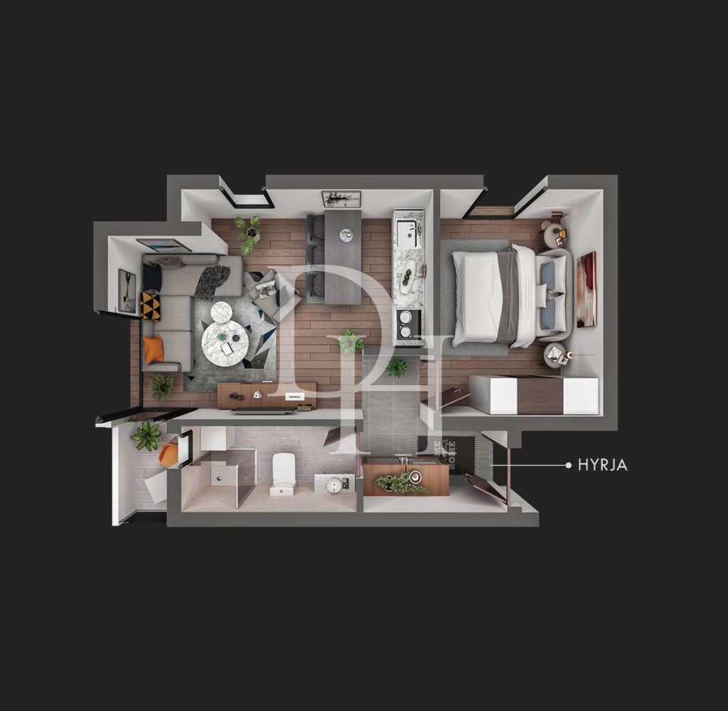 Апартаменты в Ульцине, Черногория, 42м2 - стоимость 71&nbsp;800€ - Ref: 15043 фото 5